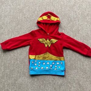 Toddler Girls Wonder Women Hoodie Sweatshirt - 3T